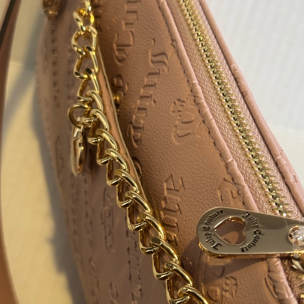 Juicy Couture Blush Shoulder Bag with Gold Chain - Picture 5 of 13